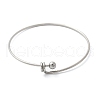 304 Stainless Steel Bangles for Women BJEW-C088-03P-4