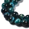 Natural Tiger Eye Beads Strands X-G-B133-A02-6MM-07-4