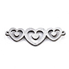 Non-Tarnish 304 Stainless Steel Link Connectors STAS-T059-16P-2