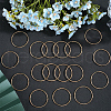 SOFPLATE Iron Open Jump Rings FIND-SP0002-63D-4