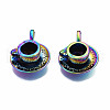 Rainbow Color Alloy Pendants PALLOY-N163-102-NR-2