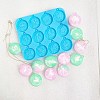 12 Constellations Flat Round DIY Pendant Silicone Molds DIY-G062-A01-3