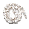 Natural Baroque Keshi Pearl Beads Strands PEAR-P064-04B-01A-3