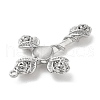 Alloy with Glass Pendants PALLOY-P294-03P-04-3