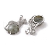 Natural Labradorite Pendants G-E389-20P-3