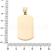 304 Stainless Steel Pendants STAS-U043-10G-3