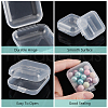 Transparent Plastic Box CON-WH0085-93-4