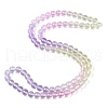 Baking Painted Transparent Glass Beads DGLA-M001-10mm-02-2