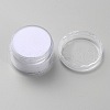Round Transparent Plastic Loose Diamond Storage Boxes with Screw Lid and Sponge Inside CON-WH0088-48A-01-2