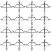 SUNNYCLUE 60Pcs Tibetan Style Alloy Pendants TIBEP-SC0002-98-1