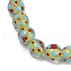 Handmade Lamword Beads Strands LAMP-P069-01A-08-2