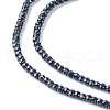 Synthetic Blue Goldstone Beads Strands G-F748-O02-01-4