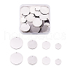 Yilisi Stainless Steel Blank Stapmping Tag Pendants STAS-YS0001-01P-1