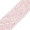 Electroplate Glass Beads Strands EGLA-A044-T1mm-B22-1
