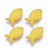 Raw(Unplated) Brass Enamel Charms KK-Q762-025C-08-NF-2