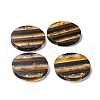 Transparent Resin & Walnut Wood Pendants RESI-TAC0017-68B-01-3