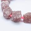Natural Strawberry Quartz Beads Strands G-K203-66-3