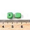 Spray Painted Wooden Beads WOOD-P021-01A-28-3
