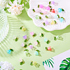Flower Acrylic Pendants PALLOY-TAC0130-5