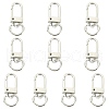 10Pcs Alloy Swivel Clasps PURS-CJ0001-01-2