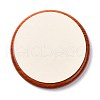 Flat Round Wood Pesentation Jewelry Bracelets Display Tray ODIS-P008-15C-01-3