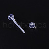 Acrylic Straight Barbell Piercing Tongue Rings for Women Men WG2E38E-01-3