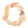 Natural Citrine Beads Strands G-S386-C19-3