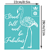 Self-Adhesive Silk Screen Printing Stencil DIY-WH0338-297-2