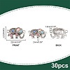   Alloy Enamel Connector Charms ENAM-PH0002-25-3