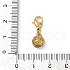 304 Stainless Steel Pendant Decorations STAS-D305-01G-C-3