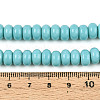 Opaque Spray Painted Glass Beads GLAA-ZX008-8mm-18R-4