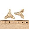 Brass Micro Pave Cubic Zirconia Pendants KK-S526-42G-3