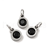 304 Stainless Steel Pendants STAS-D189-07P-A13-1