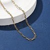 304 Stainless Steel Peanut Link Chain Necklaces for Women NJEW-U050-03G-2