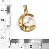 304 Stainless Steel Pendants STAS-P395-14C-G-3