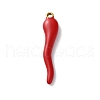 304 Stainless Steel Enamel Pendants STAS-S172-07G-1