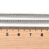 2MM 304 Stainless Steel Wheat Chain Necklaces for Men STAS-V011-03C-P-5