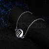 Fashion Brass Constellation/Zodiac Sign Pendant Necklaces NJEW-BB20152-5