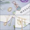 Olycraft 30Pcs 6 Styles Alloy Open Back Bezel Pendants FIND-OC0001-13-7