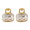 304 Stainless Steel Micro Pave Clear Cubic Zirconia Stud Earrings EJEW-V014-03G-2