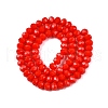 Opaque Solid Color Imitation Jade Glass Beads Strands EGLA-A044-P6mm-D22-3