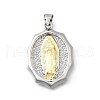 Brass Pendants KK-V013-02GP-02-1