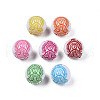 Opaque White Acrylic Beads MACR-N012-12-4