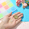 3432Pcs 12 Colors 8/0 Glow in the Dark Luminous Transparent Glass Round Seed Beads LUMI-CJ0001-01-4
