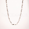 Stainless Steel Twist Link Chain Necklace & Bracelet & Anklet Sets for Women VF6522-1-6