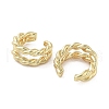 Rack Plating Brass Cuff Ring EJEW-C081-16G-2