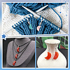 Gemstone Moon Pendant Decoration HJEW-AB00350-5