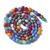 Glass Beads Strands X-EGLA-J149-B13-2