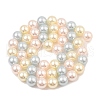 Baking Painted Pearlized Glass Pearl Round Bead Strands PEAR-H019-02C-09-4