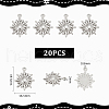 Unicraftale 20Pcs 304 Stainless Steel Pendants STAS-UN0059-97-3